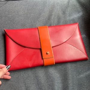 Cute red envelope style clutch